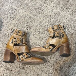 Freebird boots mustard yellow